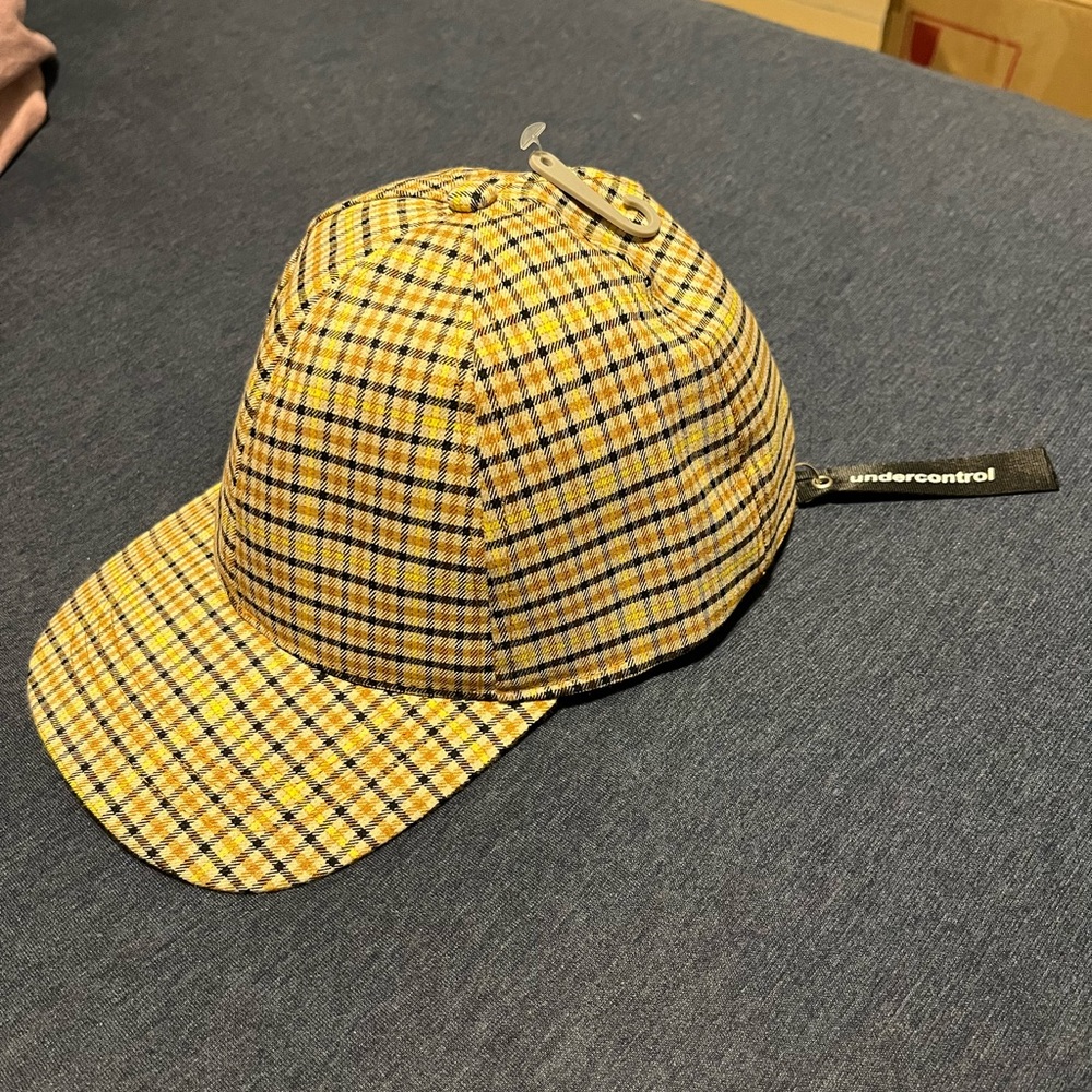 3/$30 Brand new without tag yellow check cap